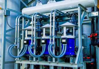 Pumps and piping in water treatment facilities