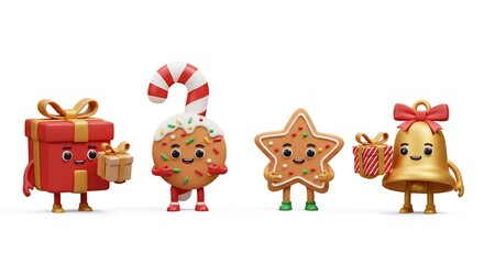 Christmas decorations cartoon characters