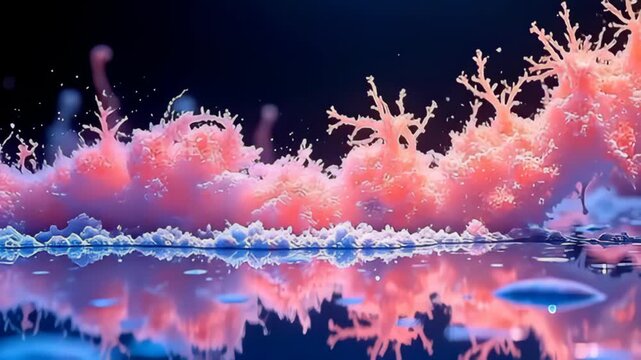 live ampere catch sight shift equally ampere flowing speck stretch ilk submerged ocean windflower morph from ampere recondite anil to ampere glowing pink, undulate effortlessly, apiece
