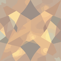 Flat vector art of overlapping transparent shapes