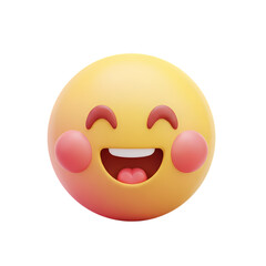 Fototapeta premium emoji on white background