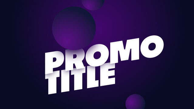 Corporate Promo Title