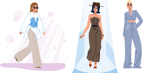 beauty model woman vector