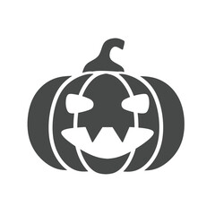 Fototapeta premium Halloween pumpkin vector on white background