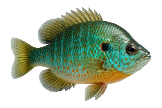 Vibrant bluegill sunfish with distinct patterns.