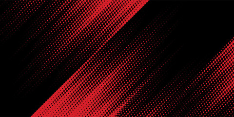 Halftone dots red and blue color pattern gradient grunge texture background. Dot pop art comic sport style vector illustration. grunge vector dots © Alfin