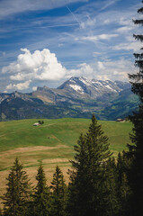 Le plateau de Beauregard, haute Savoie