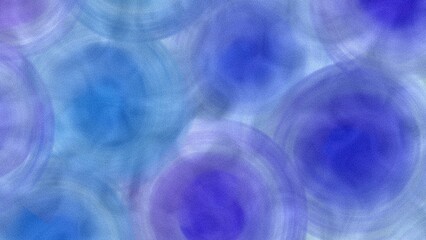 Gentle Violet Blue Pastel Abstract Bubble Pattern.