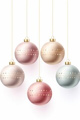 christmas ornament on white background