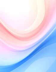 Fototapeta premium Abstract background with flowing curves in pink and blue tones