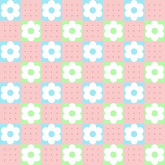seamless pattern with flowers