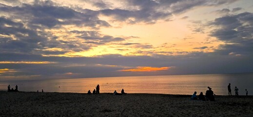 morze trasa rowerowa mikoszewo jantar sztutowo stegna krynica morska woda zach&oacute;d sł&oacute;ńca