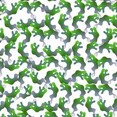 An infinitely repeating pattern featuring abstract shapes in various pastel colors on a black background. Perfect for textiles, wallpapers, digital backgrounds, and modern graphic projects.
