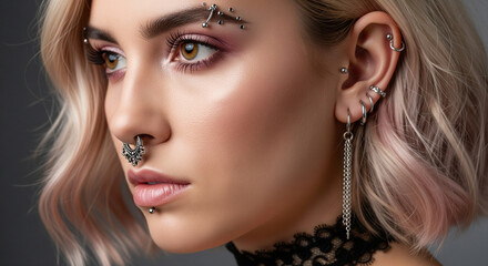 Fototapeta premium Punk Elegance