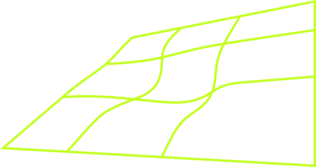 Abstract Grid with Wavy Lines