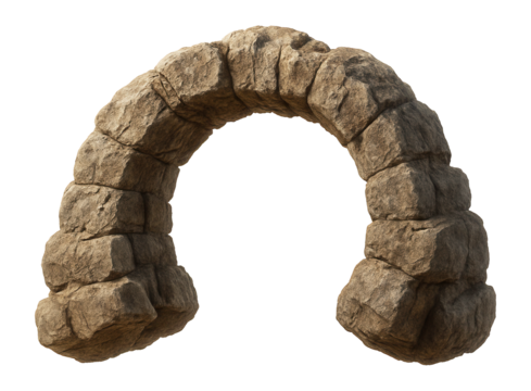 Stone formation arc gate.