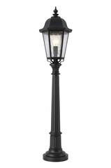 Elegantly crafted street light design illuminates with sophisticated vintage charm against