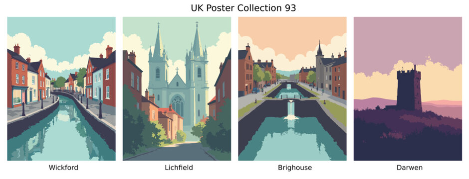 Wickford, Lichfield, Brighouse, Darwen UK Collection