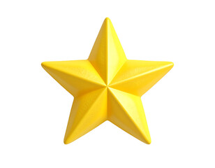 Obraz premium Isolated glossy yellow star on a black background, perfect for symbolizing success, achievement, rating, celebration, or as a design element for various projects.