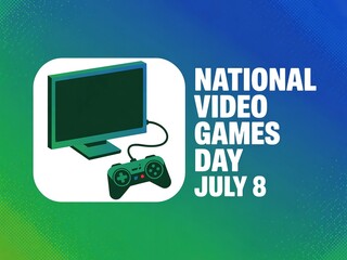 Celebrate national video games day july 8th with a classic monitor and controller setup
