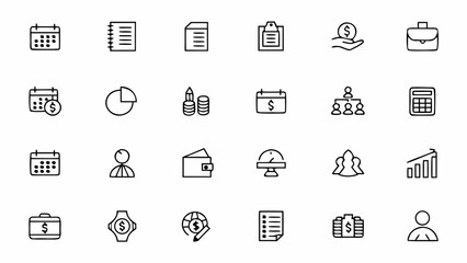 An all-in-one collection for managing and tracking employee salaries. Ideal for HR tools, payroll agencies, and business admin platforms