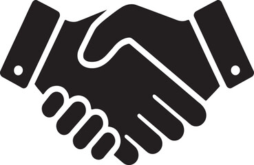 Handshake Business Deal Icon - Agreement & Partnership Symbol