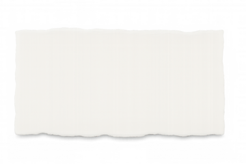 Ripped white paper fragment with transparent backdrop, ready for adding personalized notes or graphic design elements