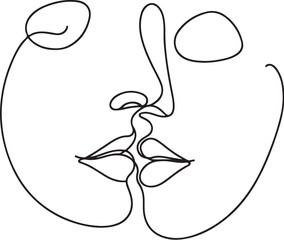Kiss line art