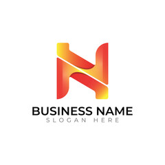 Title: Modern Letter H Logo Design – Gradient & Professional Branding Template

