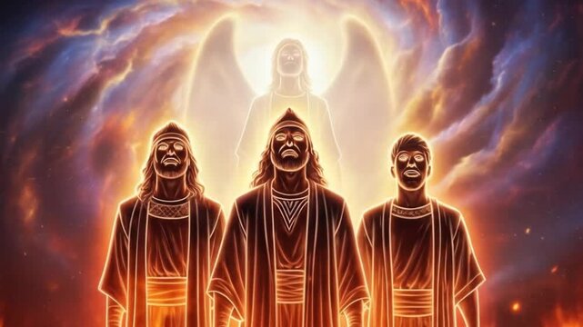 Shadrach, Meshach, and Abednego in the Fiery Furnace