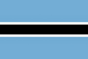 Republic of Botswana Flag © Rico