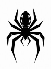 spider on a white background