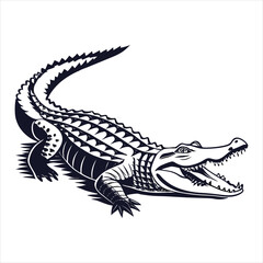 Printamerican-alligator-vector