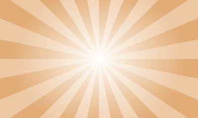 Buff Yellow Sunburst Background. Abstract Rays Texture Background. Sunburst Background with Yellow Rays. Vector Illustration.