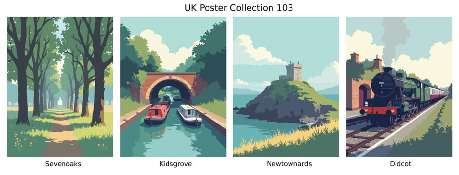 Sevenoaks, Kidsgrove, Newtownards, Didcot UK Collection