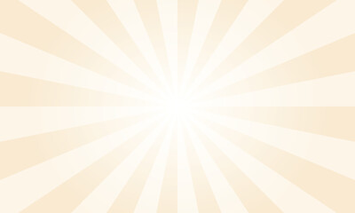 Champagne Yellow Sunburst Background. Abstract Rays Texture Background. Sunburst Background with Yellow Rays. Vector Illustration.