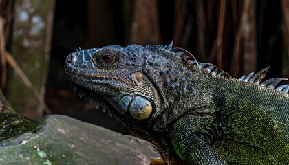 Fototapeta premium Close-up of iguana