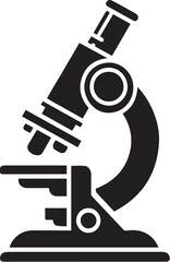 illustration of a microscope Line Art Vector