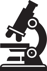 illustration of a microscope Line Art Vector