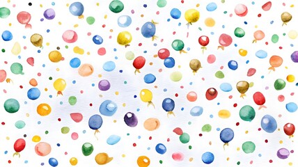 Obraz premium Colorful Balloons and Confetti for a Festive Celebration