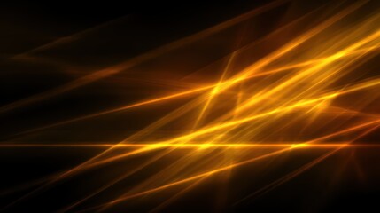 Radiant yellow light streaks on a dark background, an abstract visual masterpiece