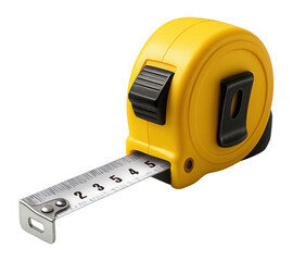 Metric measuring tape floating against.