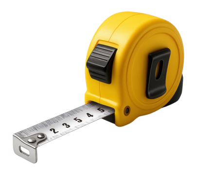 Metric measuring tape floating against.