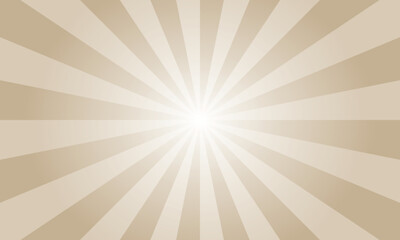 Khaki Yellow Sunburst Background. Abstract Rays Texture Background. Sunburst Background with Yellow Rays. Vector Illustration.