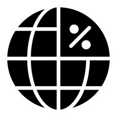 percentage glyph icon