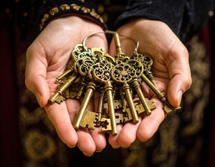 TANGAN MEMEGANG KUNCI