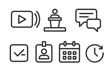 Online conference tools for organizing virtual events, enhancing communication, and managing schedules