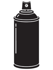 AEROSOL SPRAY CAN SILHOUETTE