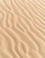 Fototapeta premium Close-up of desert sand ripples