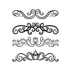 Decorative artistic floral frame ornament design 